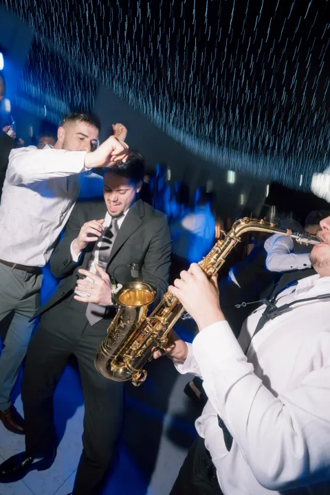 Gustime live saxophone and DJ performance at an event in Australia — photo 9