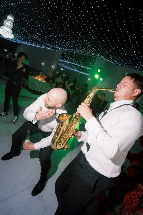 Gustime live saxophone and DJ performance at an event in Australia — photo 3
